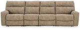 Next-Gen Durapella Sand 4-Piece Power Reclining Sectional
