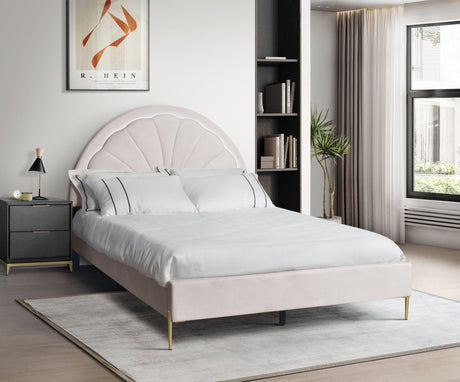 Flora Pink LED Platform Twin Bed