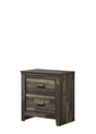 Carter Night Stand Brown - Ella Furniture