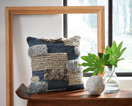 Gibbend Blue/gray/white Pillow - Ella Furniture