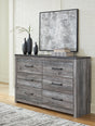 Bronyan Dark Gray Dresser - Ella Furniture