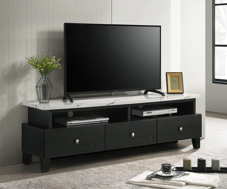 Alina Black TV Stand