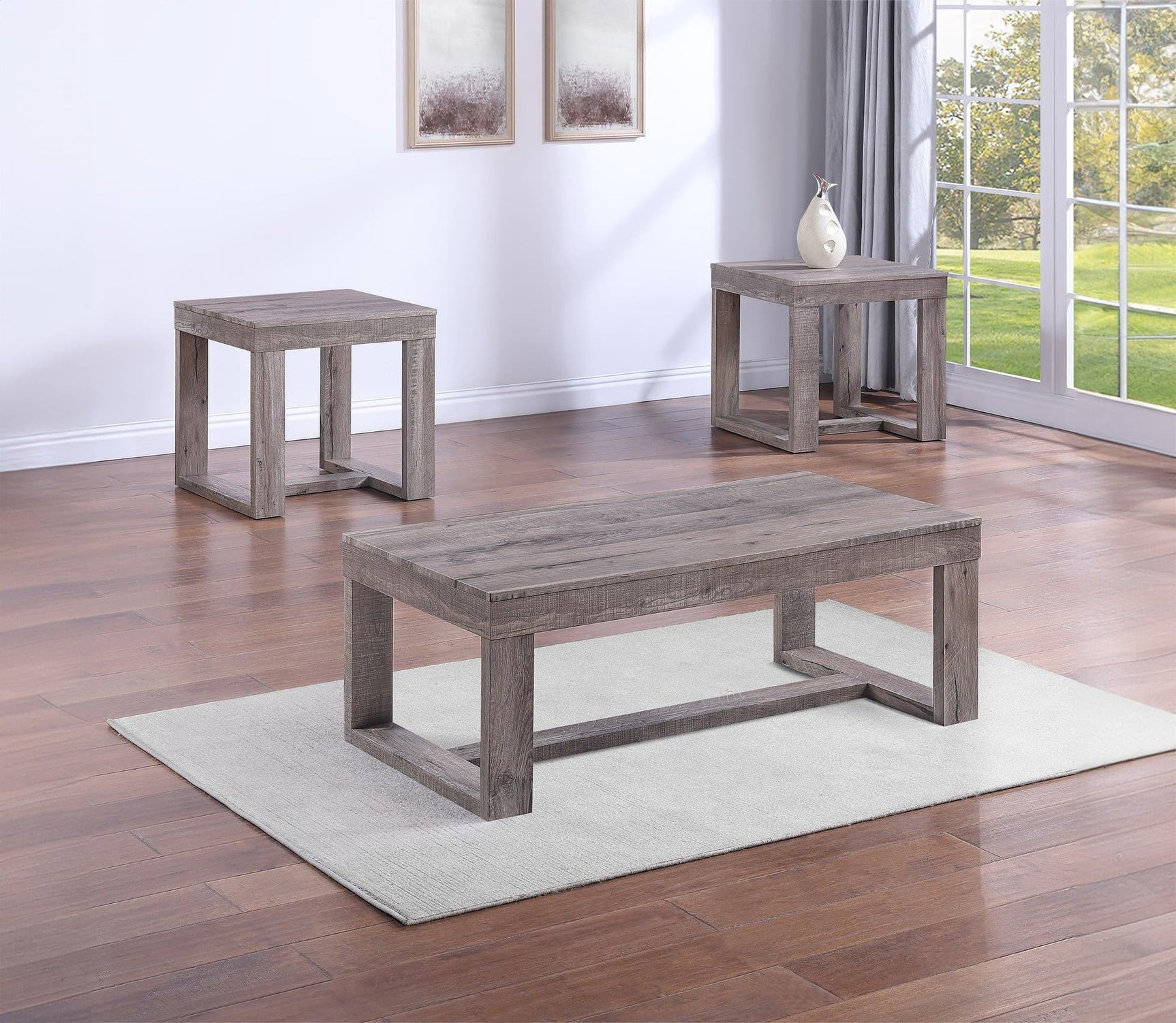 Knott Gray Coffee Table Set