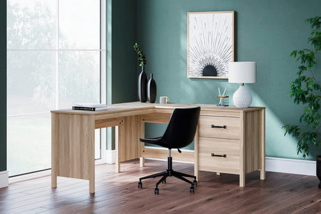 Battelle Tan Office Desk
