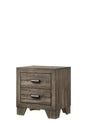 Millie Brown Gray Nightstand