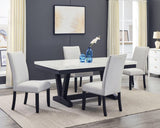 Vance Dove Gray Rectangular Dining Room Set