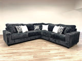 Saro Charcoal Oversized Sectional