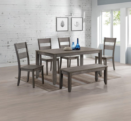 Sean Melamine Rectangular Dining Room Set