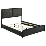 Cavelle 47-inch Upholstered King Bed Black