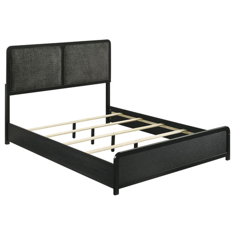 Cavelle 47-inch Upholstered King Bed Black