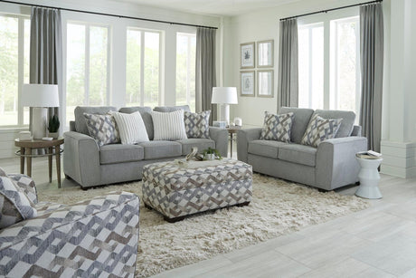 Wanfi Steel Sofa & Loveseat Set