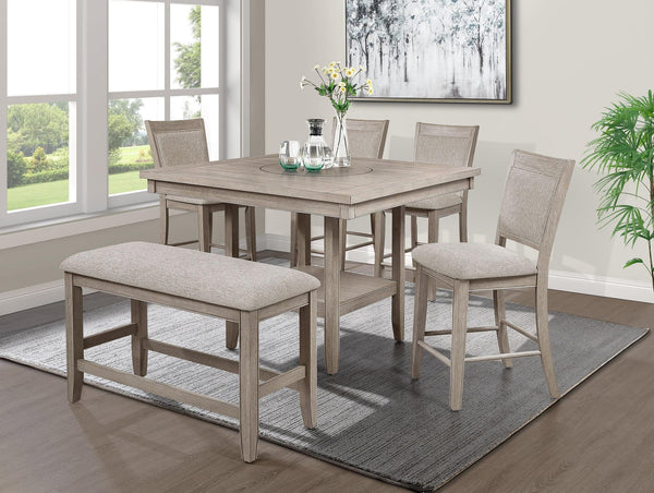 Fulton Gray Counter Height Set