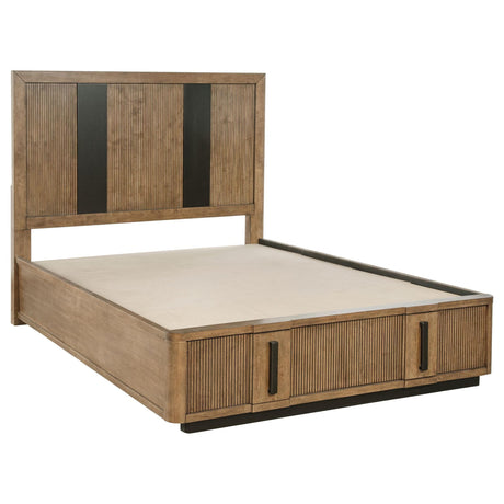 Terrace 2-drawer King Storage Bed Ash Brown