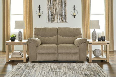 Alphons Briar Reclining Loveseat - Ella Furniture