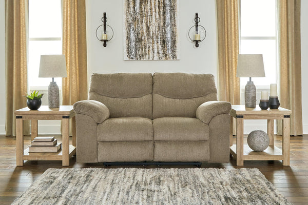Alphons Briar Reclining Loveseat - Ella Furniture