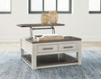Taurus Beige Lift Top Cocktail Table