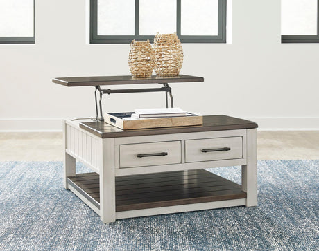 Taurus Beige Lift Top Cocktail Table