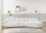 Mia Beige Boucle Sectional