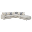 Serene 5-Piece Upholstered Modular Sectional Sofa Beige