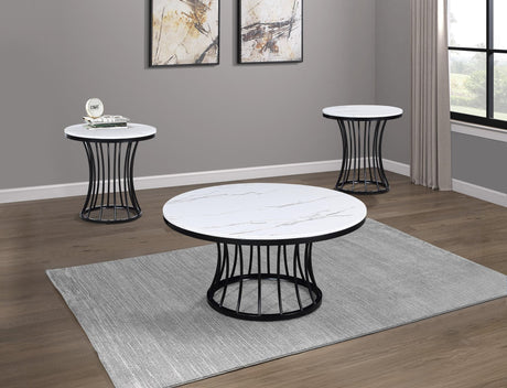 Hadley White Coffee Table Set
