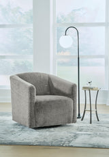 Bramner Charcoal Accent Chair - Ella Furniture