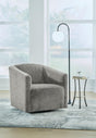 Bramner Charcoal Accent Chair - Ella Furniture