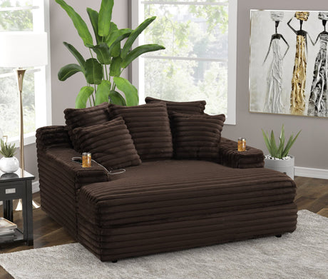 Happy Homes 4700 Chocolate Chaise Lounge