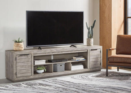 Naydell Gray 92" Tv Stand - Ella Furniture