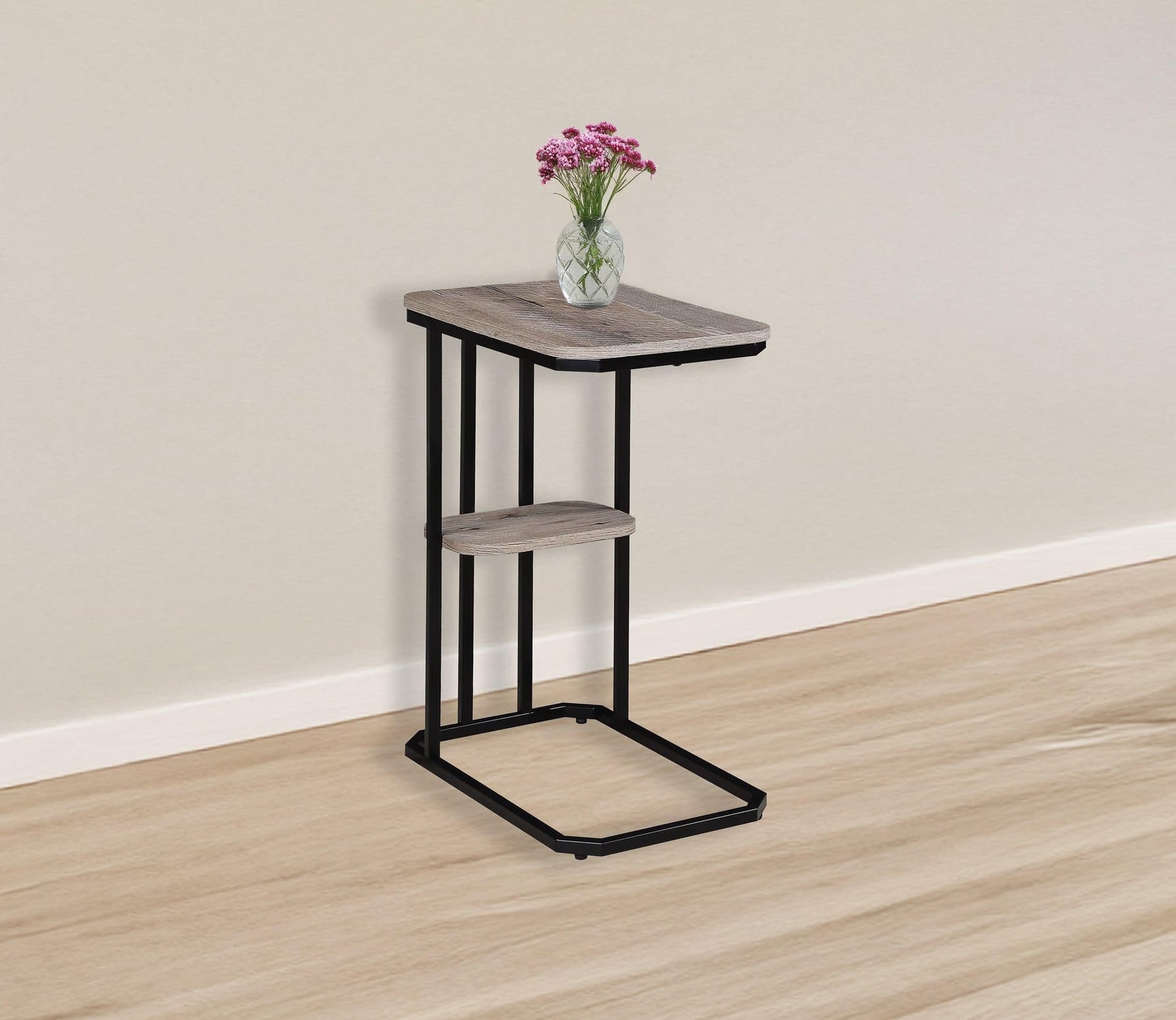 Ida Weathered Gray Side Table