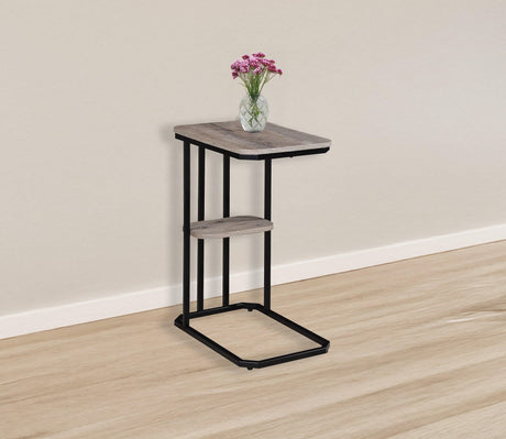 Ida Weathered Gray Side Table