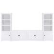 Laughlin 3-Piece Entertainment Center TV Stand White