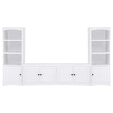 Laughlin 3-Piece Entertainment Center TV Stand White