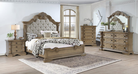 Binine Light Brown Nightstand