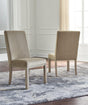 Chrestner Gray/brown Dining Chair - Ella Furniture