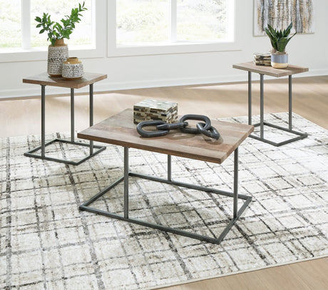 Tumar Light Brown Occasional Table Set