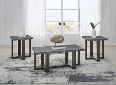 Talisman Gray Occasional Table Set