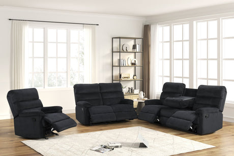 Albert Black 3-Piece Reclining Set