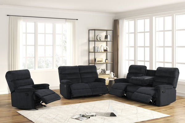 Albert Black 3-Piece Reclining Set