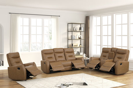 Tiger Saddle 3-Piece Reclining Set