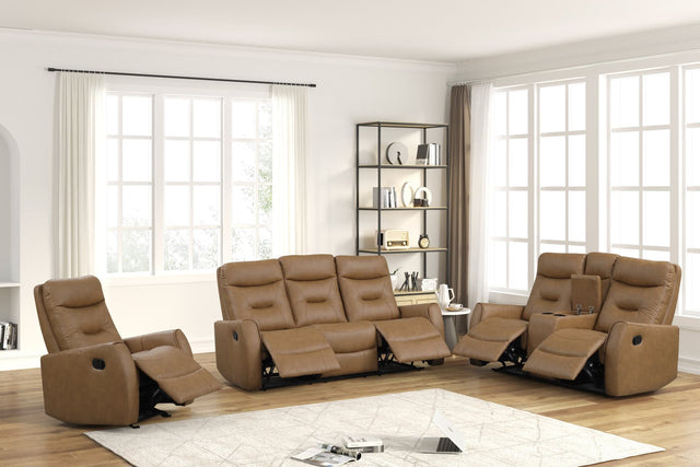 Tiger Saddle 3-Piece Reclining Set