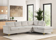 Vogue Cream Velvet Sectional
