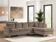Vogue Latte Velvet Sectional