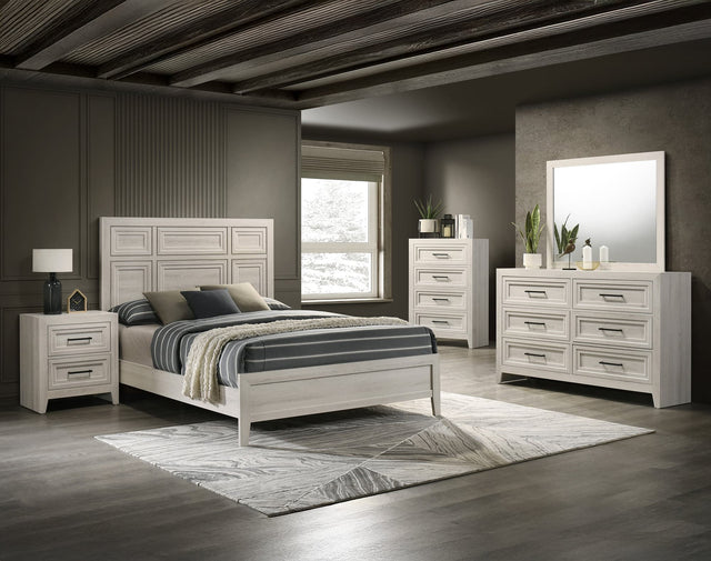 Lorraine Cream Panel Bedroom Set