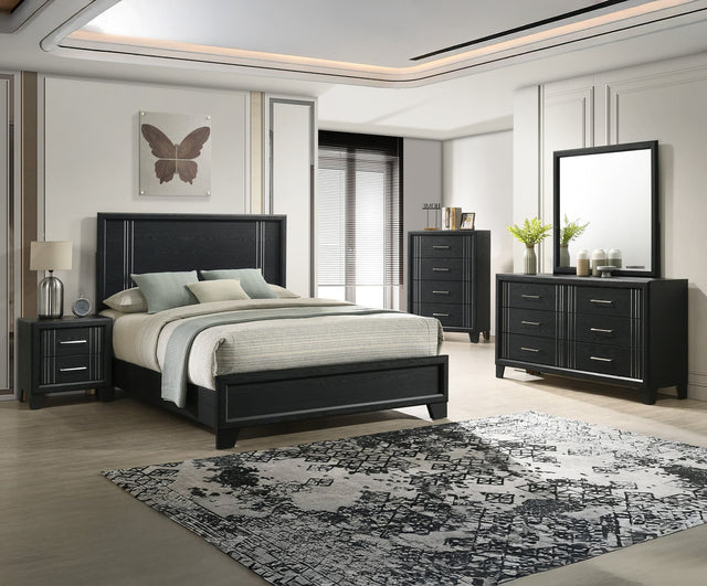 Charlie Charcoal Panel Bedroom Set