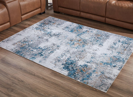 Garyard Multi 5' X 7' Rug - Ella Furniture