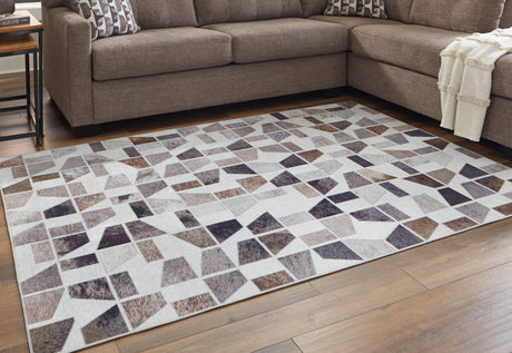 Jettner Multi 5' X 7' Rug - Ella Furniture