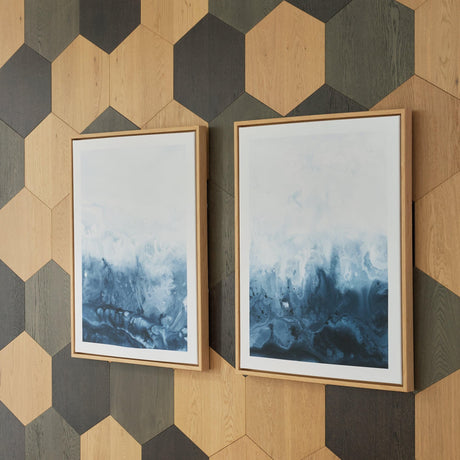 Holport Blue/White Wall Art (Set Of 2) - Ella Furniture