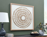 Brockham Brown Wall Decor - Ella Furniture