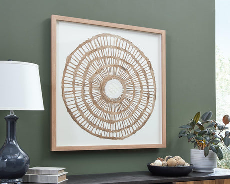 Brockham Brown Wall Decor - Ella Furniture