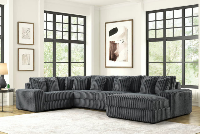 Seasons Charcoal 5-Piece Sectional